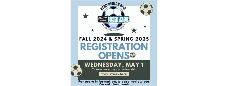 Fall 2024 & Spring 2025 Registration Opens May 1!